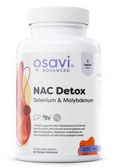 NAC Detox, Selenium & Molybdenum - 60 vegan caps | Osavi