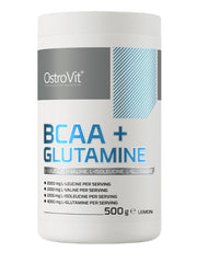 BCAA + Glutamine, Lemon - 500 grams | OstroVit