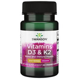 Vitamins D3 & K2, 50mcg & 75mcg - 60 vcaps | Swanson