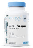 Zinc + Copper, 15mg + 1mg - 120 vegan caps | Osavi