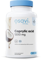 Caprylic Acid, 1200mg - 120 softgels | Osavi