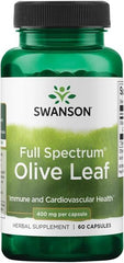 Full Spectrum Olive Leaf, 400mg - 60 caps | Swanson