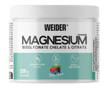 Magnesium Bisglycinate Chelate & Citrate, Berry - 200 grams | Weider