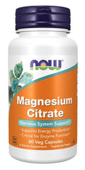 Magnesium Citrate, 400mg - 60 vcaps | NOW Foods