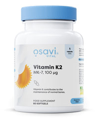 Vitamin K2 MK-7, 100mcg - 60 softgels | Osavi