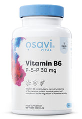 Vitamin B6 - P-5-P, 30mg - 120 vegan caps | Osavi
