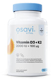 Vitamin D3 + K2, 2000IU + 100mcg - 120 softgels | Osavi