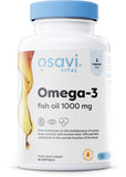 Omega-3 Fish Oil Molecularly Distilled, 1000mg - 60 softgels | Osavi