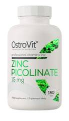 Zinc Picolinate, 15mg - 150 tablets | OstroVit