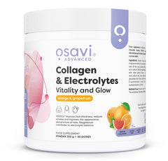 Collagen Electrolytes Vitality and Glow, Orange & Grapefruit - 300 grams | Osavi