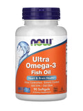 Ultra Omega-3 - 90 softgels | NOW Foods