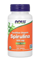 Spirulina, 500mg - 100 tablets | NOW Foods