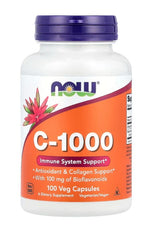 Vitamin C-1000 with 100mg Bioflavonoids - 100 vcaps | NOW Foods