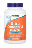Ultra Omega-3 - 180 softgels | NOW Foods