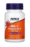 MK-7 Vitamin K-2, 100mcg - 60 vcaps | NOW Foods