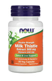 Milk Thistle Extract with Artichoke & Dandelion, 300mg Double Strength - 50 vcaps | NOW Foods