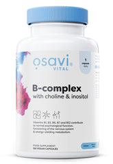 B-Complex with Choline & Inositol - 120 vegan caps | Osavi