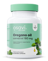 Oregano Oil Carvacrol, 180mg - 60 enteric caps | Osavi