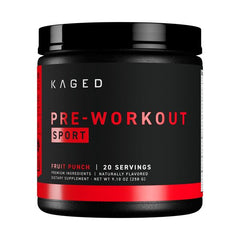 Pre-Workout Sport, Fruit Punch - 258 grams | Kaged Muscle