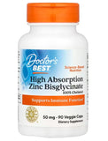High Absorption Zinc Bisglycinate, 50mg - 90 vcaps | Doctor's Best