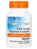 Fast Acting Arginine Complex with Nitrosigine, 750mg - 60 tablets | Doctor's Best