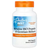 Betaine HCl Pepsin & Gentian Bitters - 120 caps | Doctor's Best