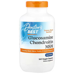 Glucosamine Chondroitin MSM with OptiMSM - 360 caps | Doctor's Best