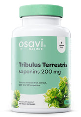 Tribulus Terrestris, Saponins 200mg - 120 vegan caps | Osavi
