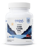 Norwegian Cod Liver Oil Softgels, 1000mg (Lemon) - 60 softgels | Osavi