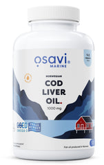 Norwegian Cod Liver Oil Softgels, 1000mg (Lemon) - 180 softgels | Osavi