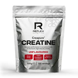 Creapure Creatine, Unflavoured - 500 grams | Reflex Nutrition