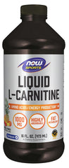 Liquid L-Carnitine, 1000mg Tropical Punch - 473 ml. | NOW Foods