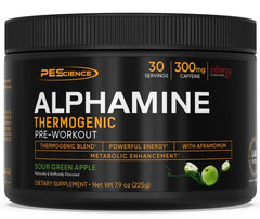 Alphamine, Sour Green Apple - 225 grams | PEScience