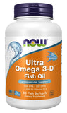 Ultra Omega 3-D Fish Oil - 90 softgels | NOW Foods