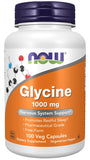 Glycine, 1000mg - 100 vcaps | NOW Foods