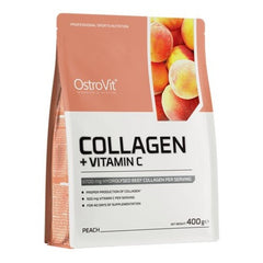 Collagen + Vitamin C, Peach - 400 grams | OstroVit