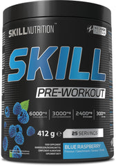 Skill Pre-Workout, Blue Raspberry - 412 grams | Skill Nutrition