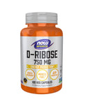 D-Ribose, 750mg - 120 vcaps | NOW Foods