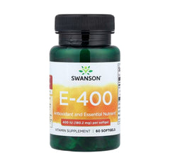 Vitamin E, 400 IU - 60 softgels | Swanson