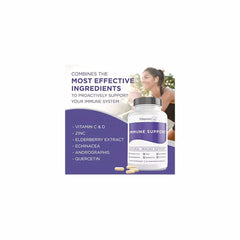 Immune Support - 60 Capsules | Vitamin IQ