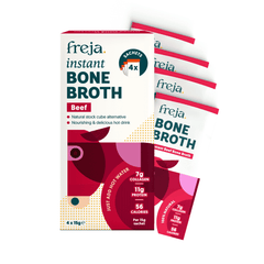 Freja Instant Bone Broth Beef 4x15g