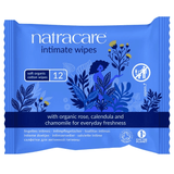 Natracare Intimate Wipes Soft Organic Cotton Wipes 12s