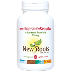 New Roots Herbal Iron Bisglycinate Complex 30s