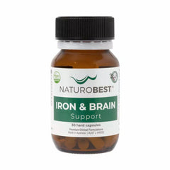 Iron & Brain Support - 30 Capsules | NaturoBest