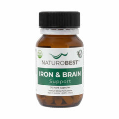 Iron & Brain Support - 30 Capsules | NaturoBest