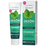 Jason Sea Fresh Spearmint Fresh Breath Toothpaste (Fluoride Free) 119g