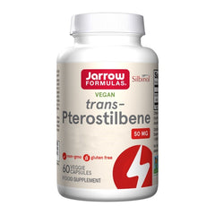 Jarrow Formulas trans-Pterostilbene 50mg 60's