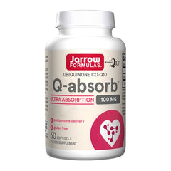 Jarrow Formulas Ubiquinone CO-Q10 Q-absorb 100mg 60's