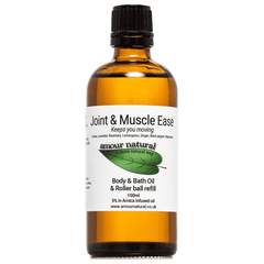 Amour Natural Joint & Muscle Ease Body & Bath Oil & Roller Ball Refill 100ml