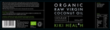 Kiki Health Organic Raw Virgin Coconut Oil 500ml